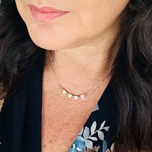 Bella Mini Heart Charms Necklace