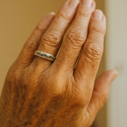 Vintage Gold Colorful Ring
