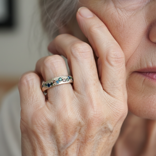 Vintage Gold Colorful Ring