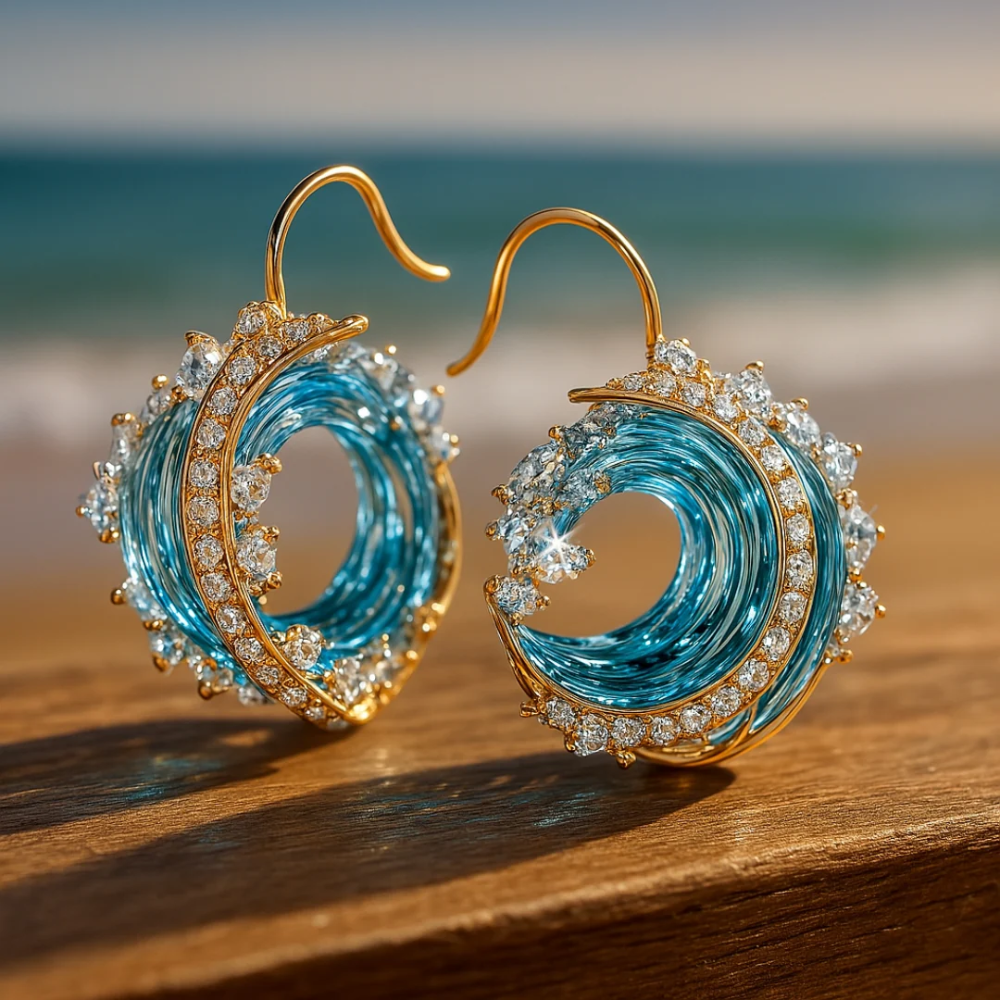 Ocean's Oath Earrings | Sustainable Ocean-Inspired Jewelry