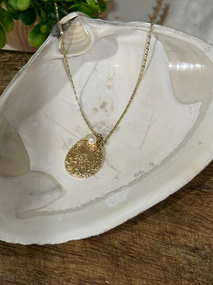 Marina Teardrop Pearl Necklace