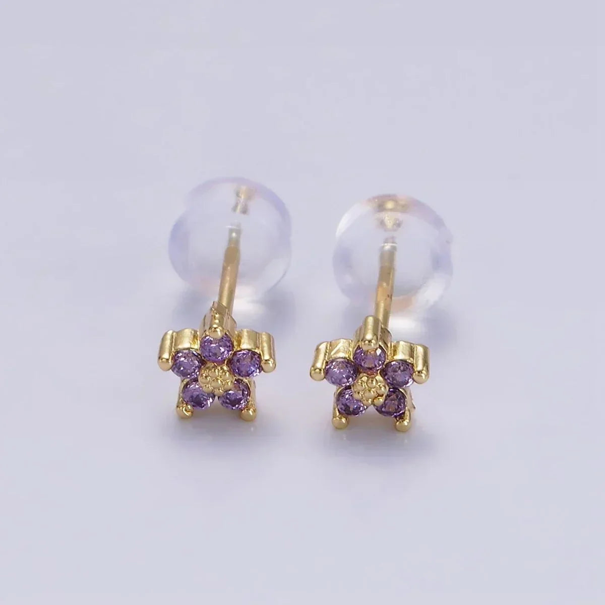 Dainty Flower Stud Earrings