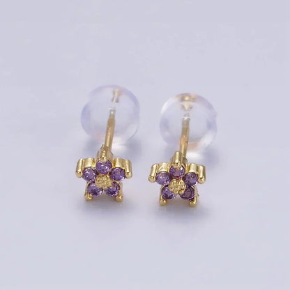 Dainty Flower Stud Earrings