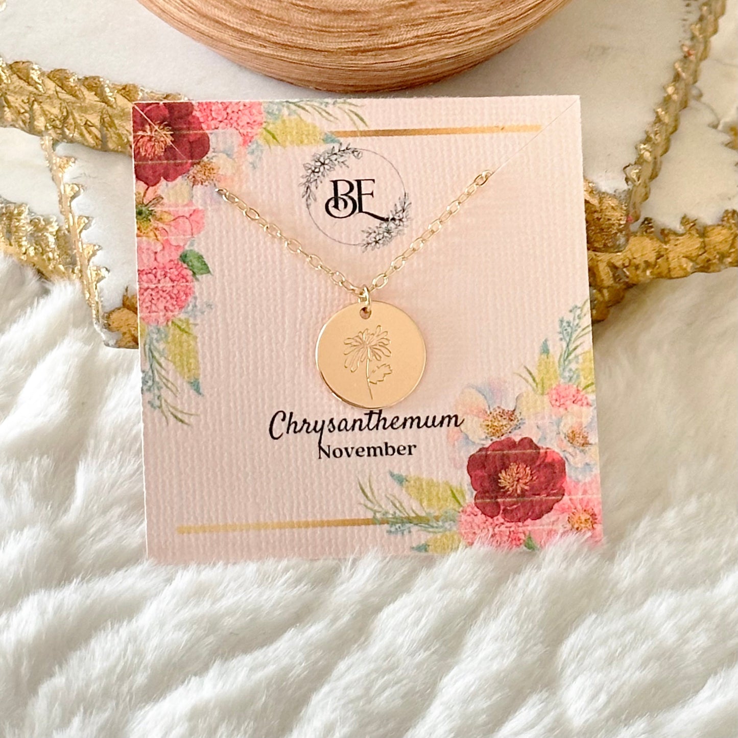 Birth Flower Necklace