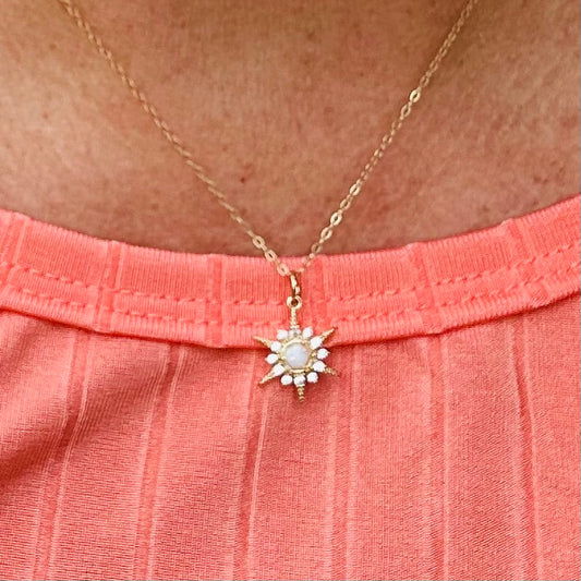 Stellina Opal Star Necklace